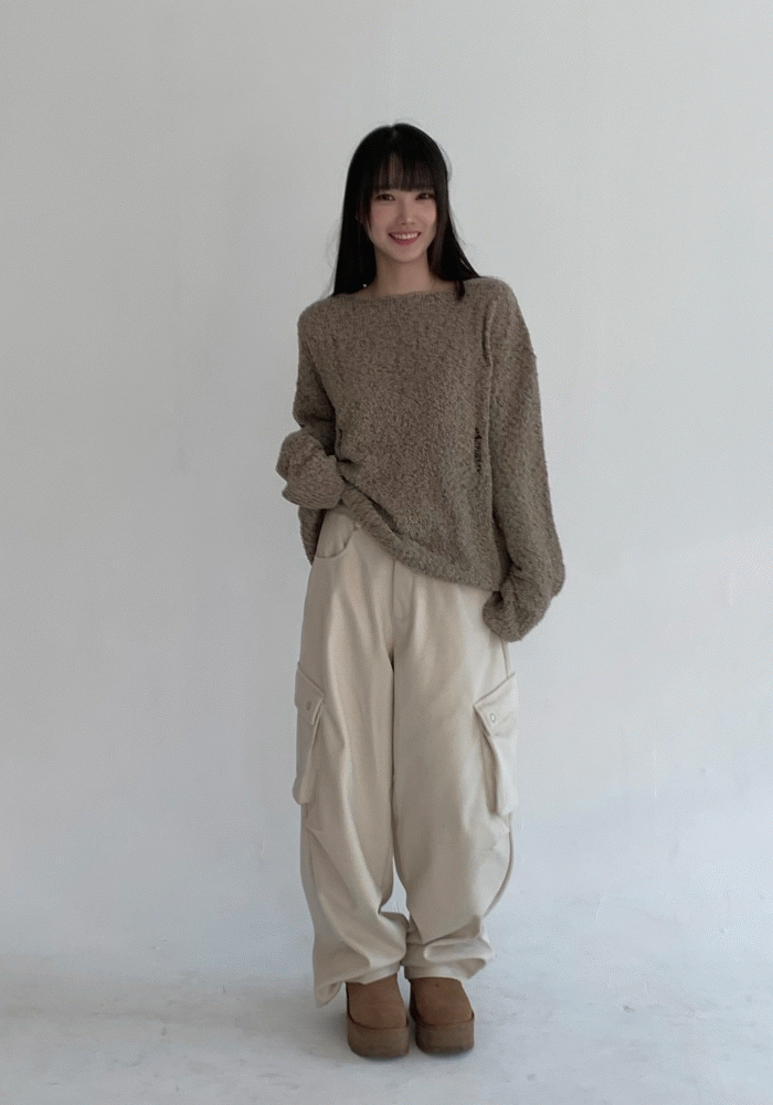 남녀공용. wool cargo pants (3color)