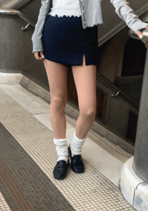slit skirt trousers (2color)